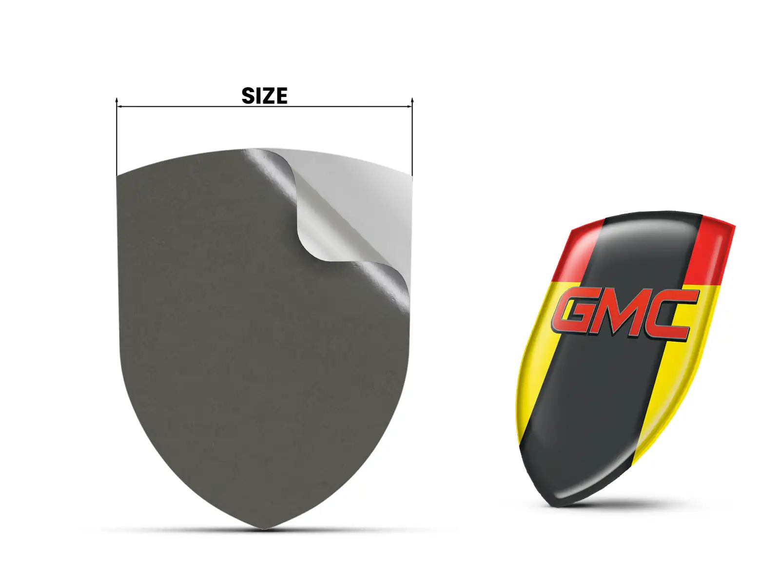GMC Decalcomanie Auto su Misura Resistenti Pregio Pro